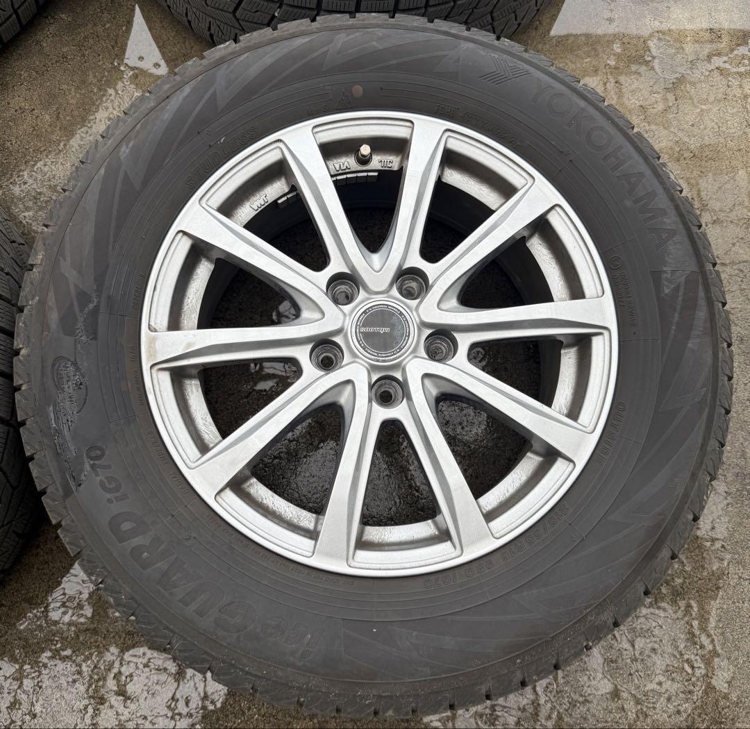 215/65R16 スタッドレスタイヤホイールセットアルファードヴェルファイア