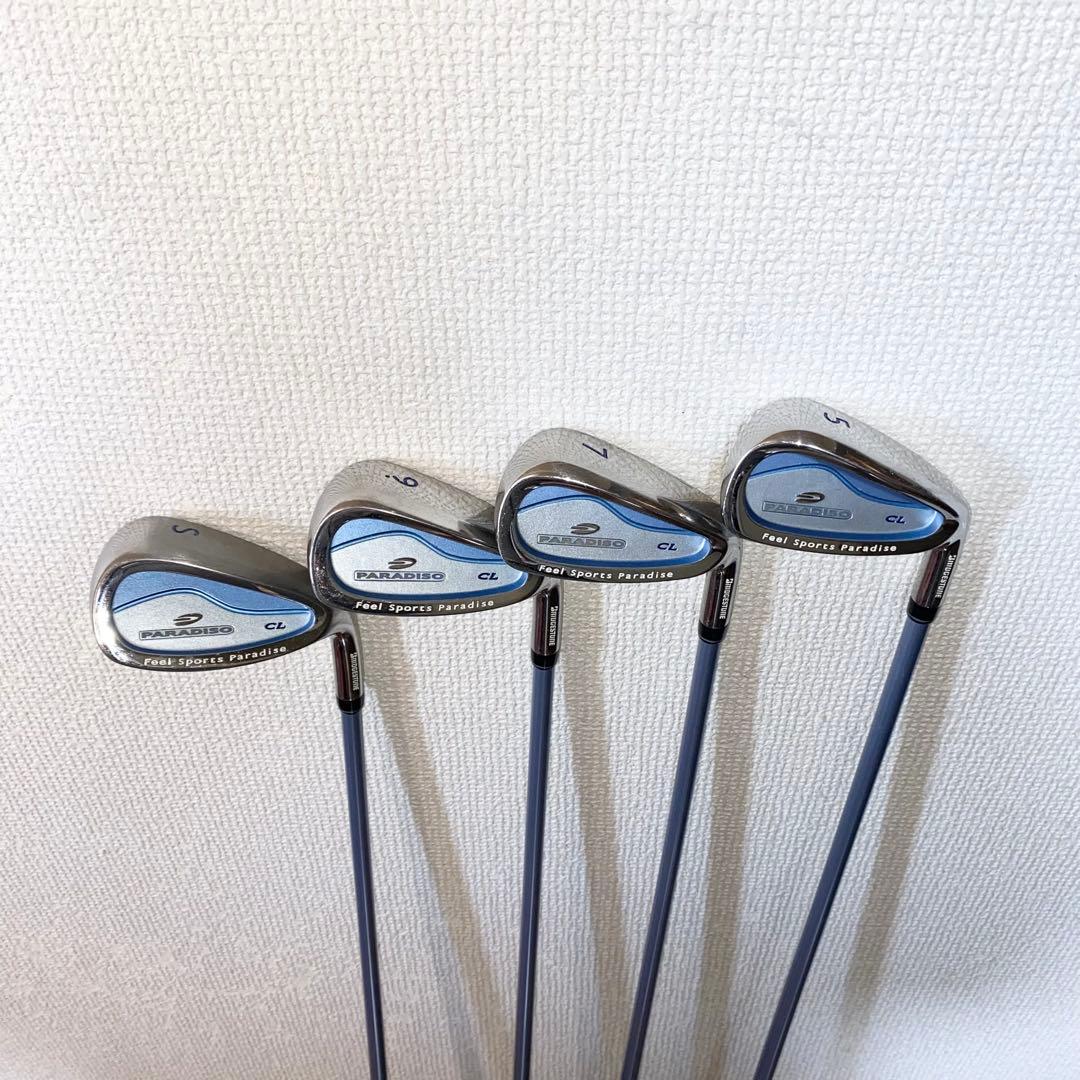 格安☆Paradisoレディース用ゴルフクラブセット☆キャディバッグ付 格安☆Paradisoレディース用ゴルフクラブセット☆キャディバッグ付