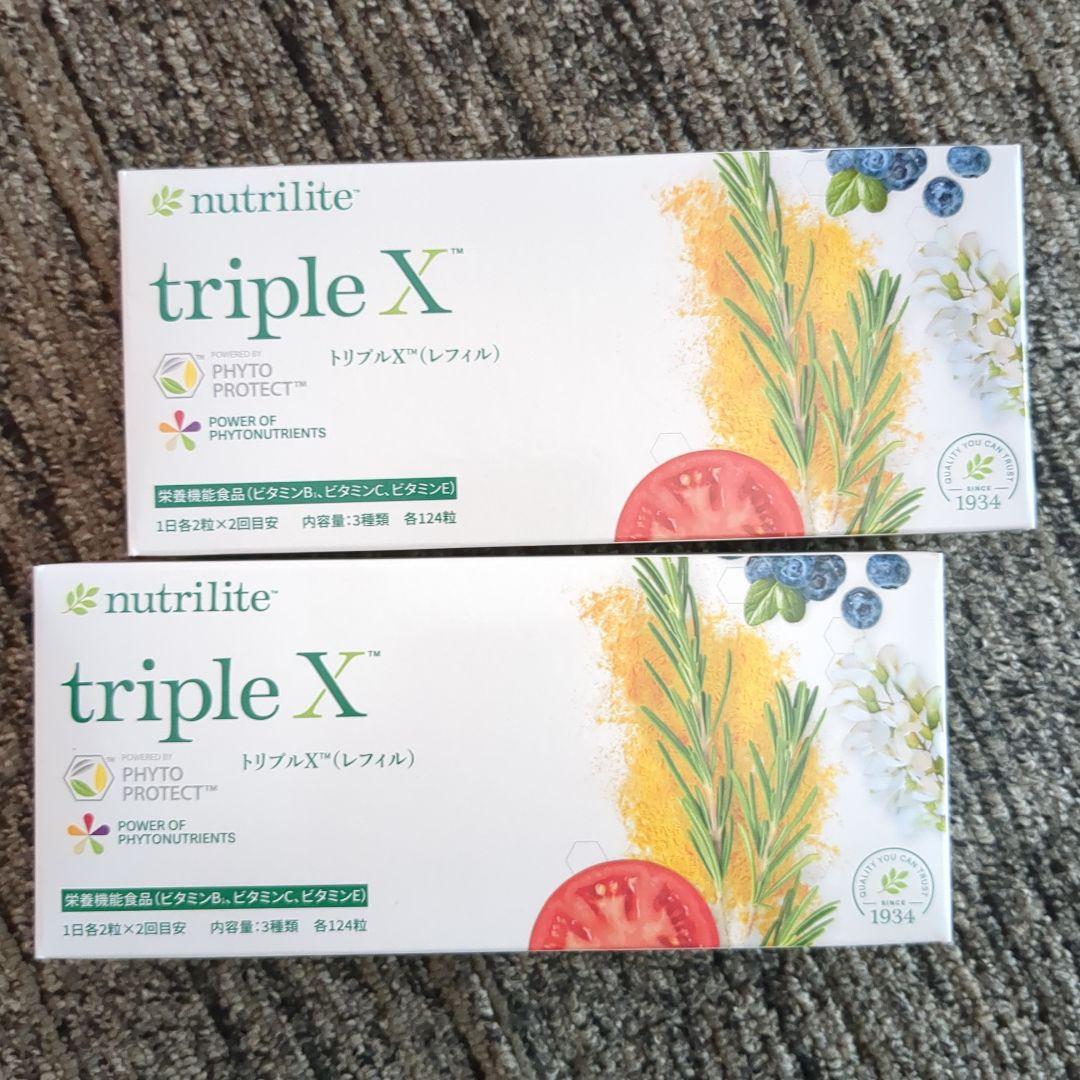 nutrilite triple X サプリメント 2箱 - メルカリ