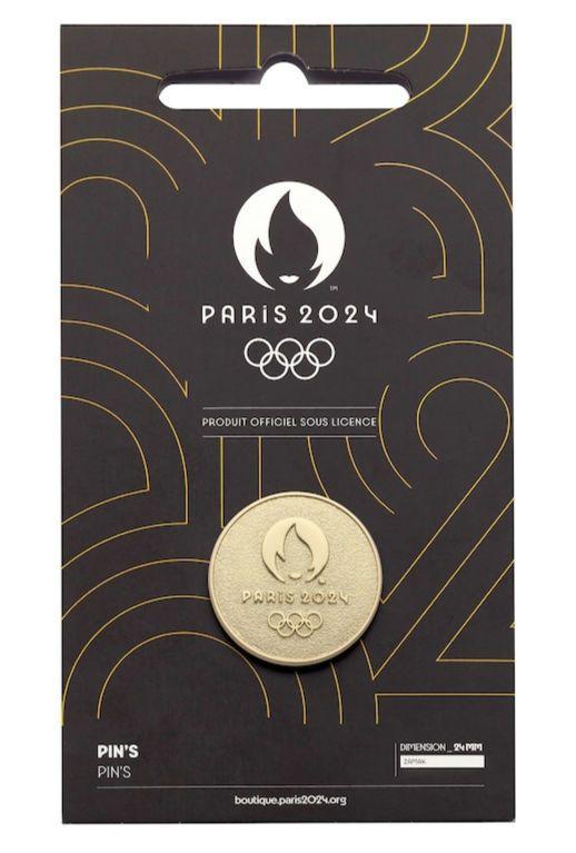 2024年PARISパリオリンピック ゴールドピンバッジ 新品