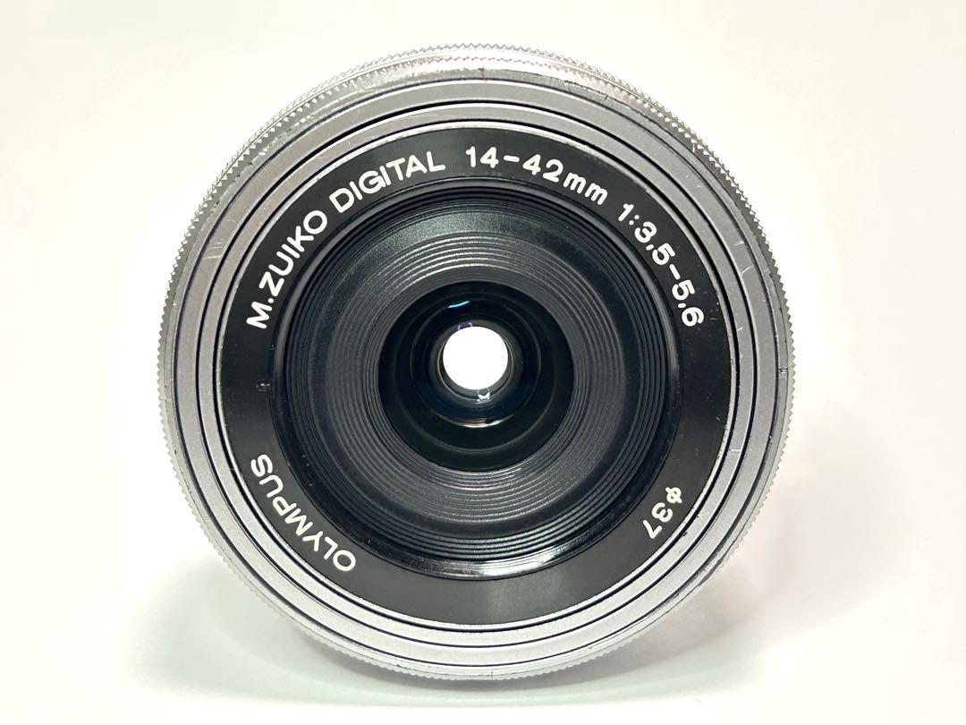 OLYMPUS 14-42mm f3.5-5.6 EZ 【動作品】シルバー