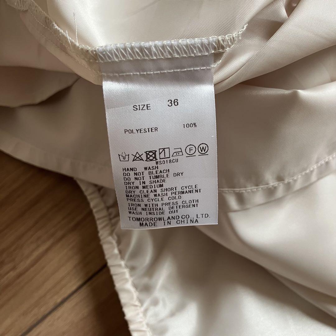 25SS 新作 Ballsey異素材コンビ ノースリーブ ワンピース 一度