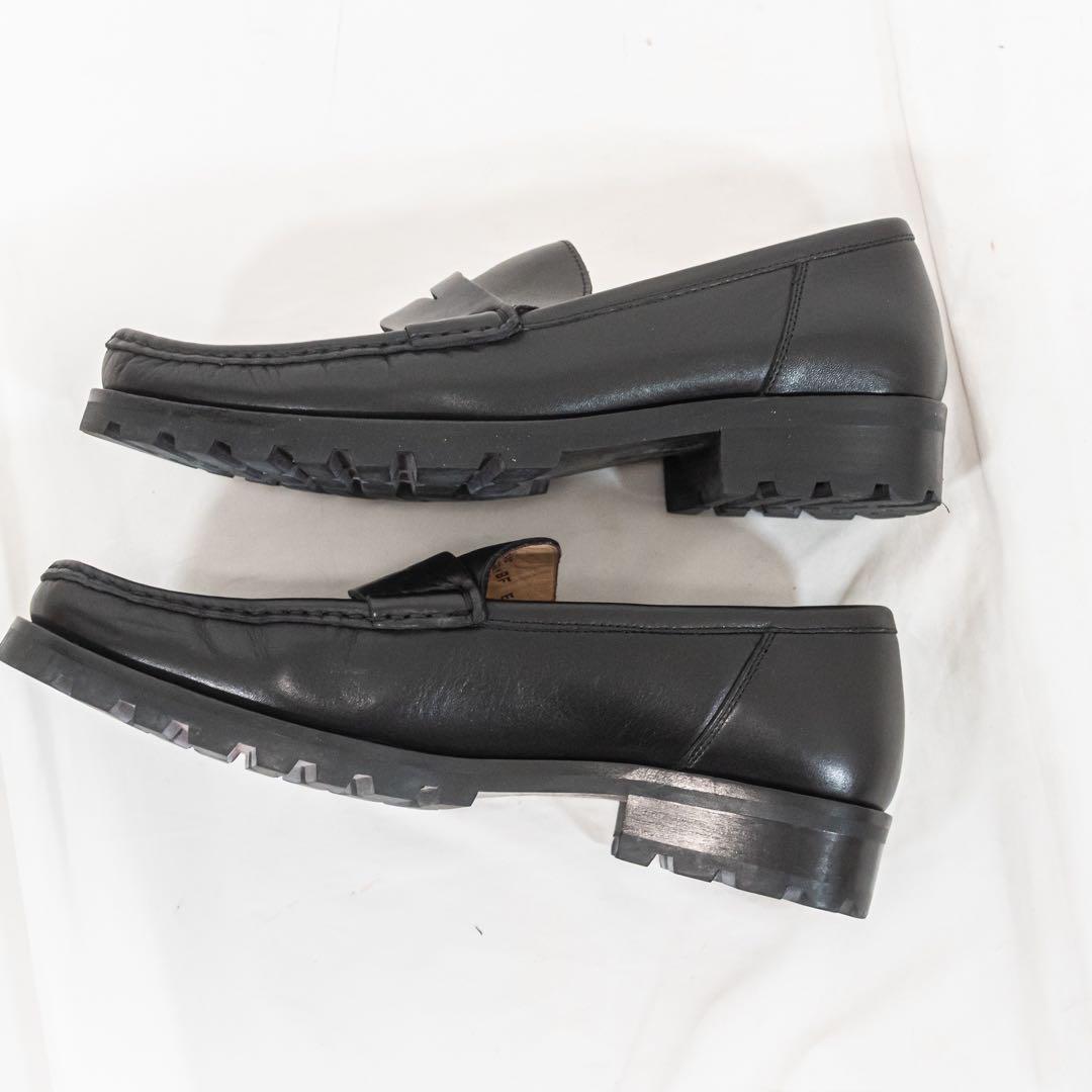 ☆極美品☆ Bally コインローファー　オールレザー　本革　ブラック　24cm