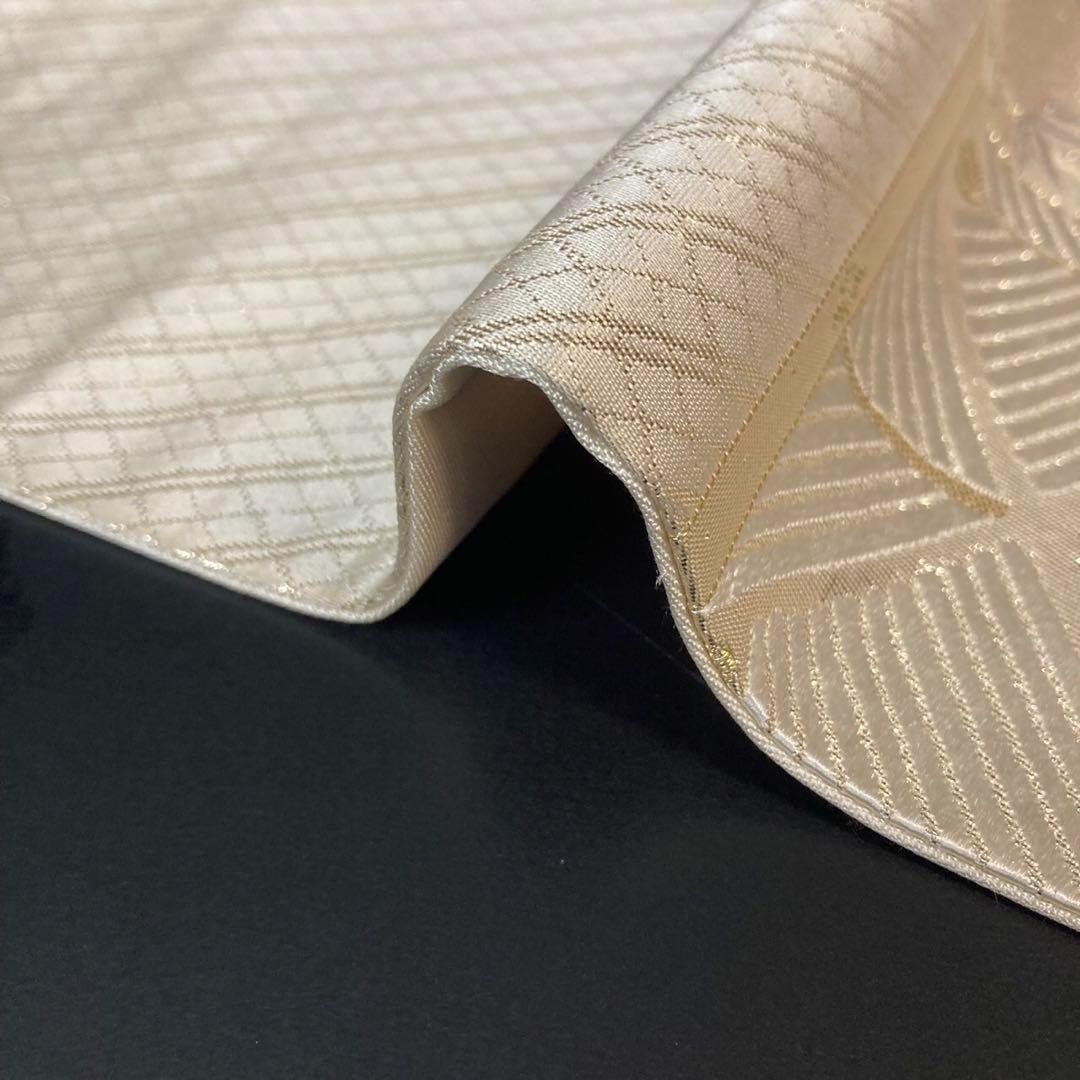 ZF-695 袋帯 九百錦 正絹 六通 高級 鳳凰 牡丹 藤 松菱 芯無