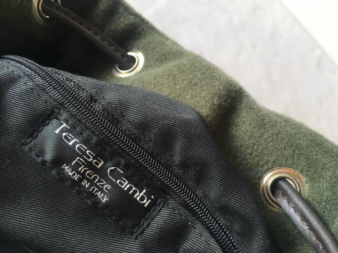 美品◎イタリア製 teresa cambi キルティング2WAYバッグ リュック