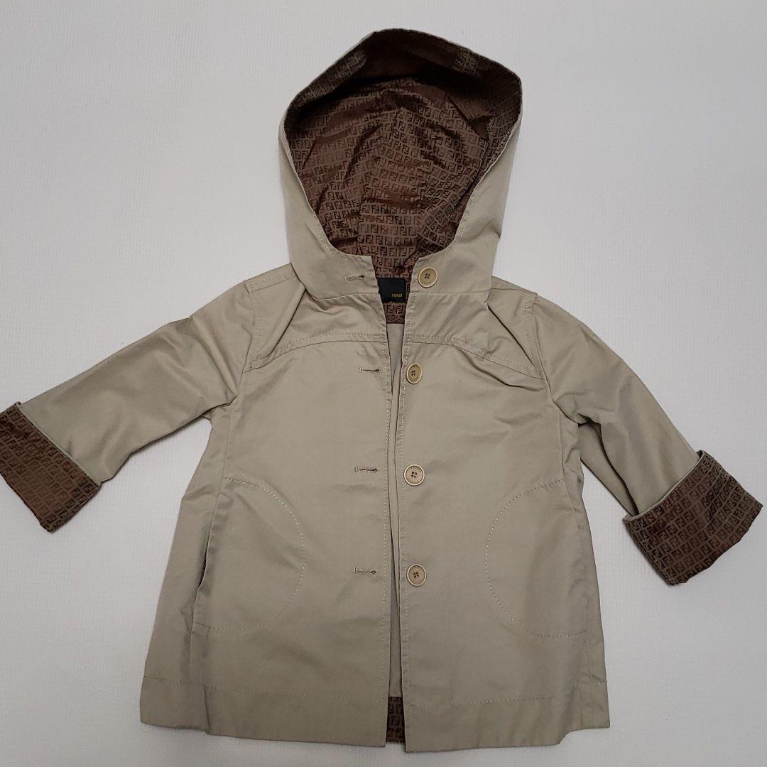 正規品 トレンチコート 120cm cuoVD-m82488803522 フェンディ キッズ 定番低価