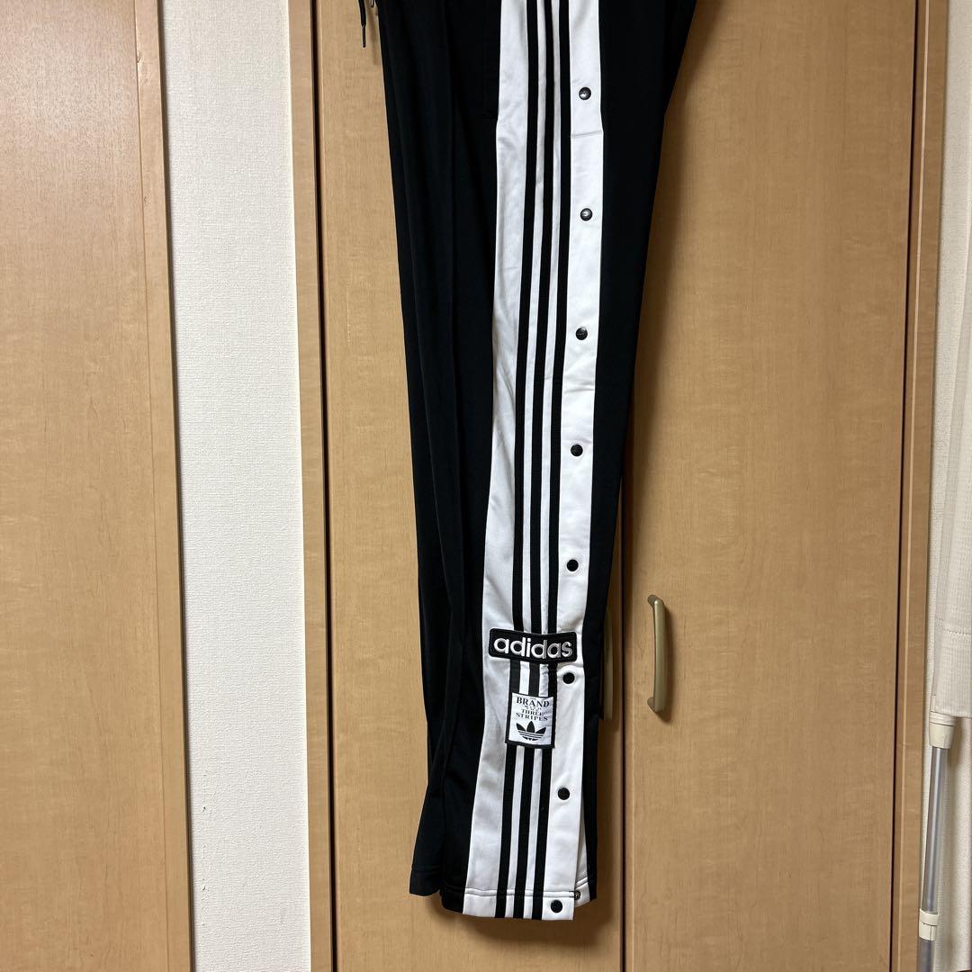 美品中古adidas トラックパンツ 3本ライン ブラック