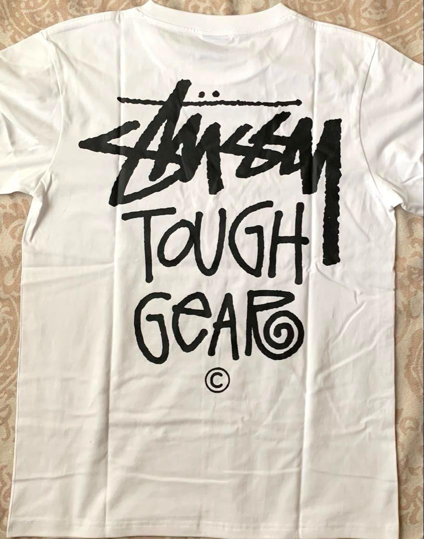 ★新品タグ付き＃Stussy＃白＃半袖Tシャツ＃Mサイズ＃ユニセックス ☆新品タグ付き＃Stussy＃白＃半袖Tシャツ＃Mサイズ＃ユニ