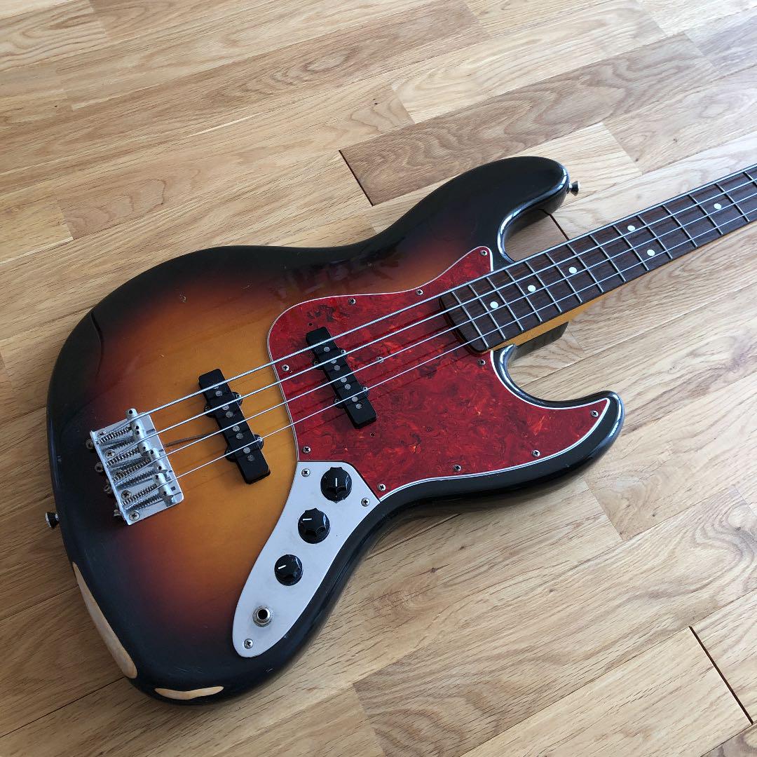 【ゆきまる】Fender Japan ジャズベース　サンバースト 楽天市場】Fender Japan ジャズベース JB-62 サンバースト O