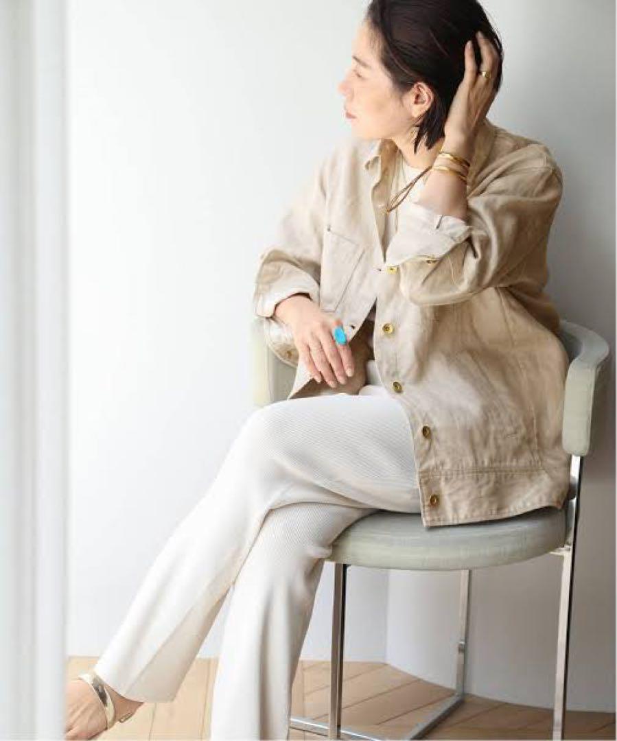 今季一番 MUSE de DeuxiemeClasse(ミューズ)LINENジャケット ジャケット ジャケット・アウター