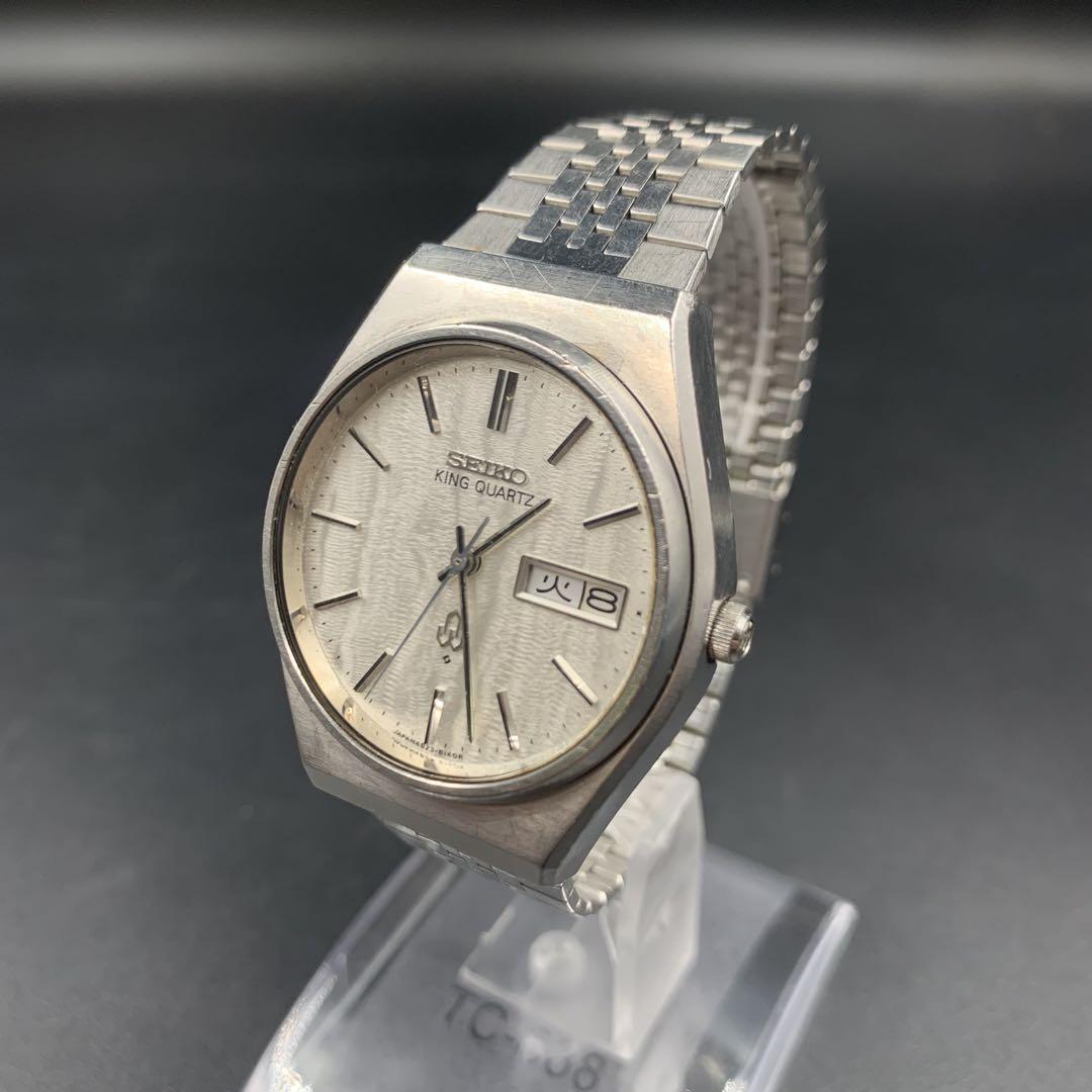 セイコー キングクオーツ　白樺文字盤 KING QUARTZ 4823-8130時計