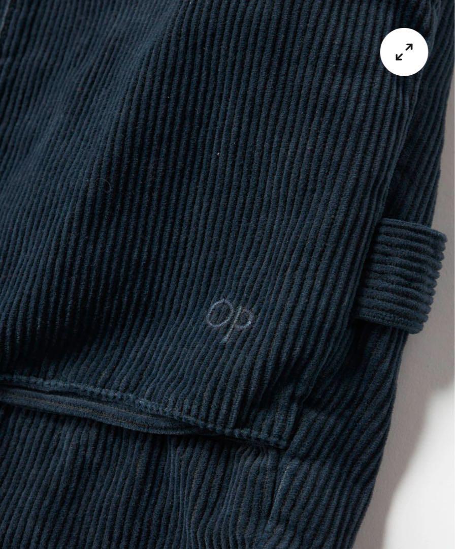 【GO OUT×OCEAN PACIFIC】別注コーデュロイショーツ　Ｌネイビー