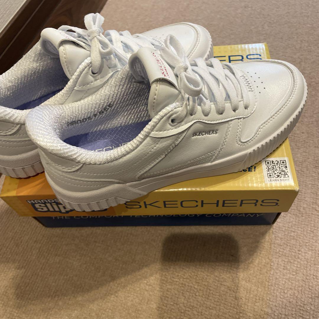 SKECHERS ホワイト スニーカー USA 7