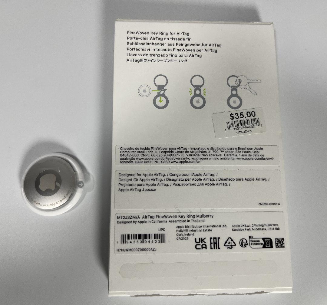 Apple★AirTag ＆ AirTagファインウーブンキーリング★未使用
