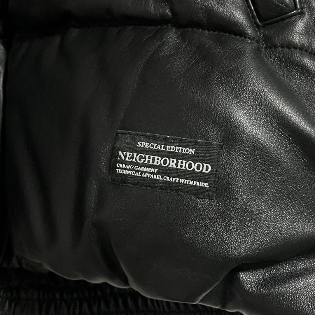 美品 NEIGHBORHOOD × Schott レザーフードダウン サイズM - メルカリ 美品 NEIGHBORHOOD × Schott レザーフードダウン サイズM - メルカリ
