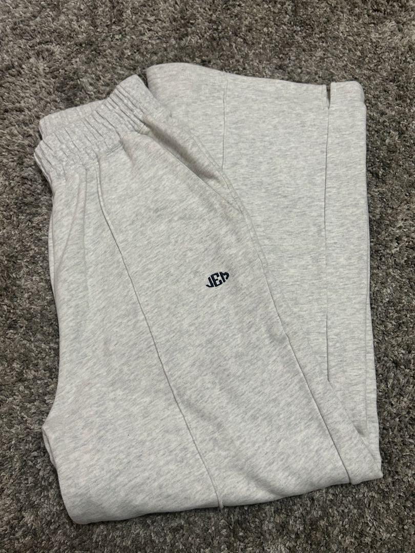 パンツ Juemi EMB Crease Sweat Pants ( ASH )