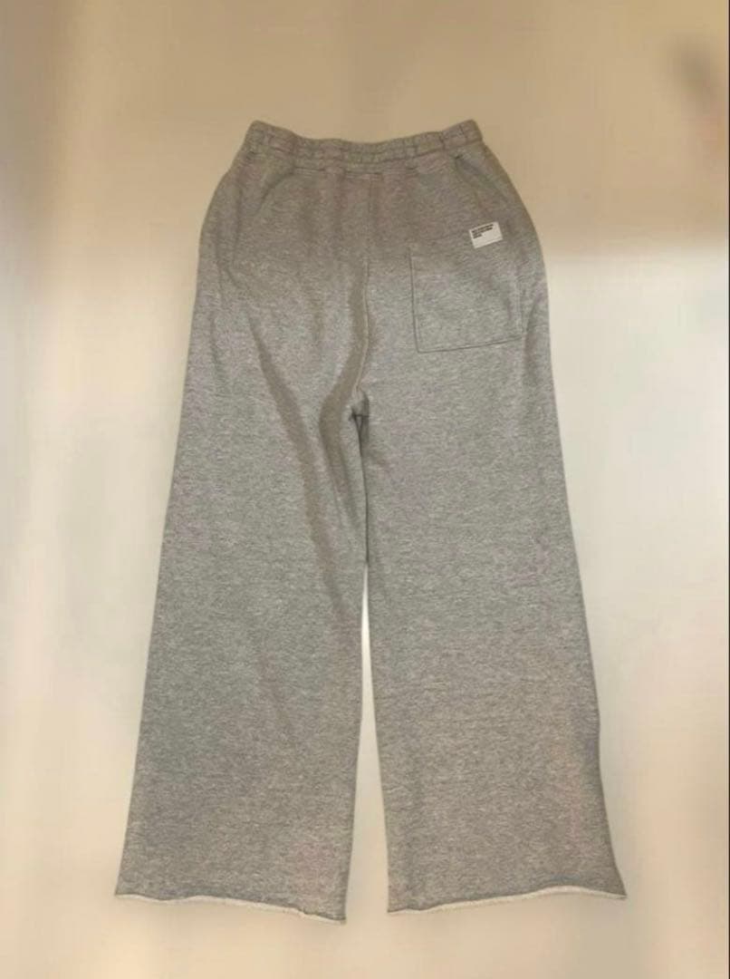 plage 追加 スウェットワイドストレートパンツ レディース　34サイズ