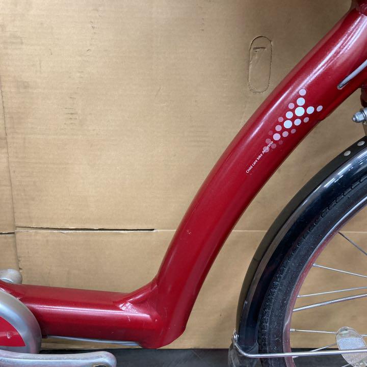 得価超激得 前子供乗せ自転車 BS Angelino レッド 3人乗り対応 WF2pg-m82501827698 定番高品質
