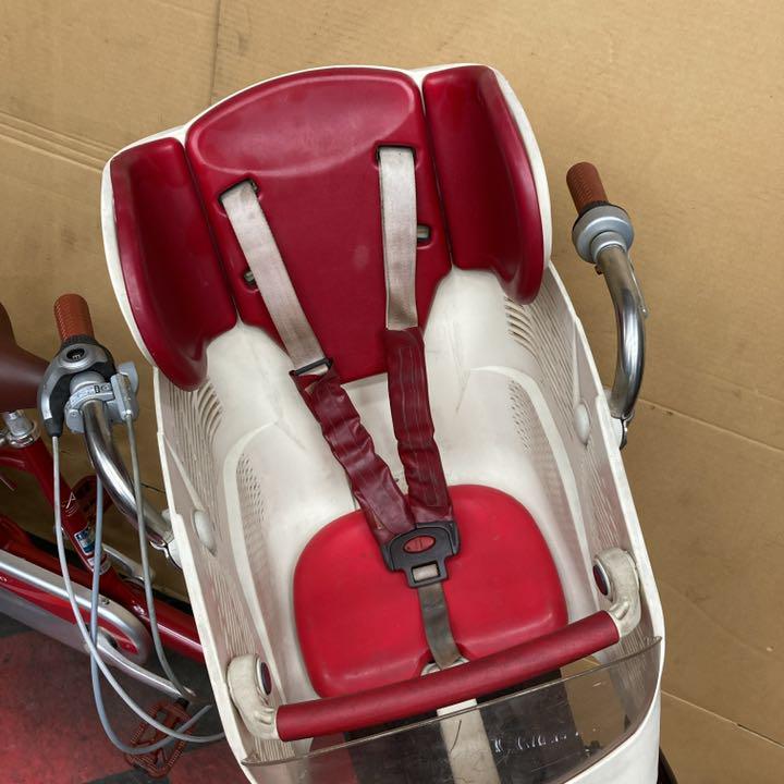 得価超激得 前子供乗せ自転車 BS Angelino レッド 3人乗り対応 WF2pg-m82501827698 定番高品質