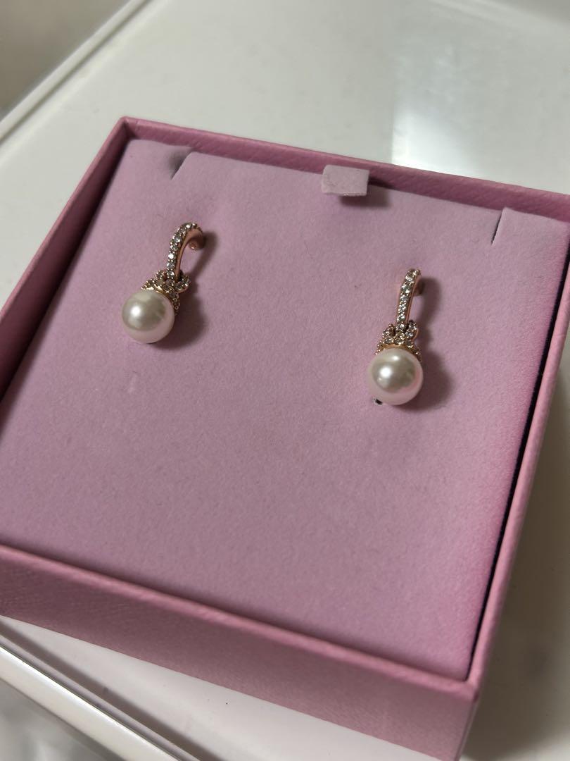 激安通販特集！ SWAROVSKI パール ピンクゴールド ピアス アクセサリー