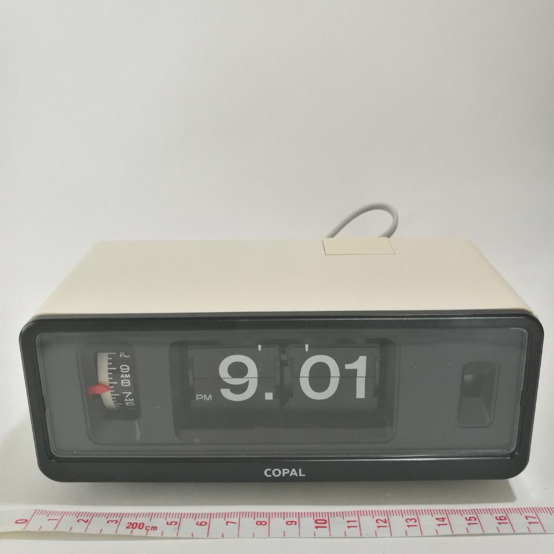 古い パタパタ時計 コパル RP-205 白 ホワイト レプM247-新作