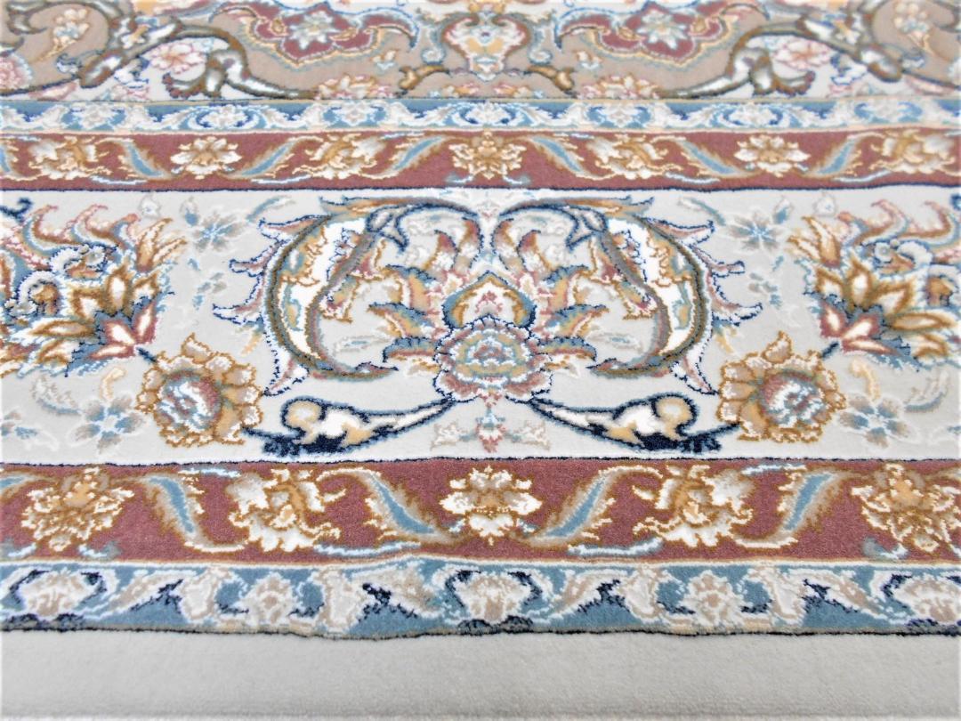 高品質、高密度！輝く、多色織絨毯！本場イラン産150×225cm‐201231