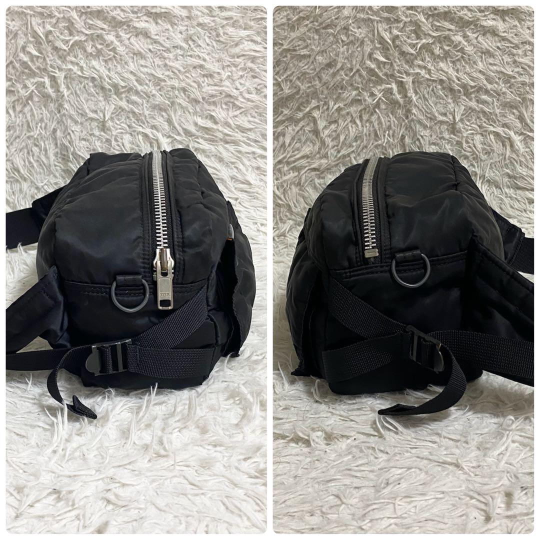 極美品✨PORTER タンカー　ウエストポーチ　吉田カバン　ナイロン　黒