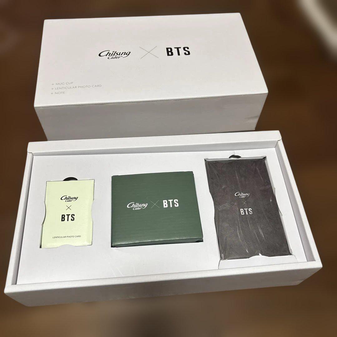 チルソンサイダー　bts Chilsung マグカップ　トレカ　新品未使用非売品
