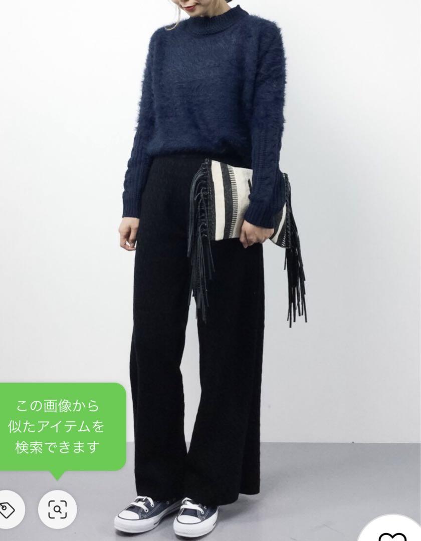 美品 BEAUTY&YOUTH ユナイテッドアローズ ニット ワイドパンツ