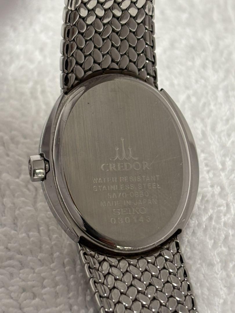 Seiko Watch Credor Linealx GCAR979 8J81-0AS0 Used in Japan