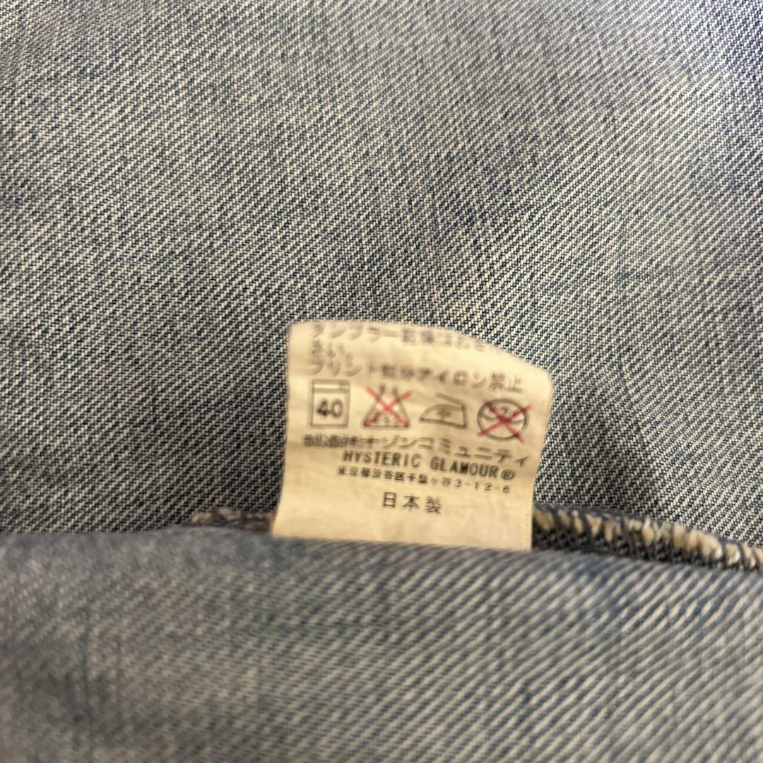 美品HYSTERIC GLAMOUR レディース デニムジャケット 90年代