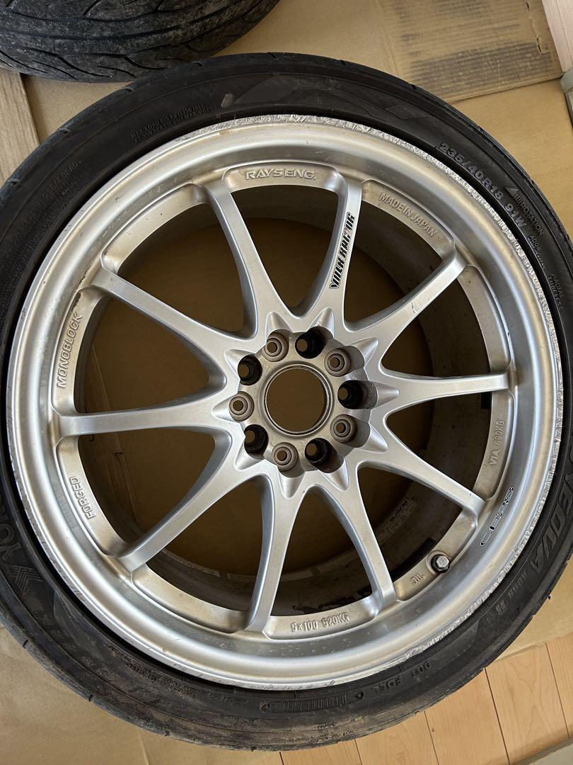 に*う様 RAYS VOLK RACING 18 8.5j ET25 5h114