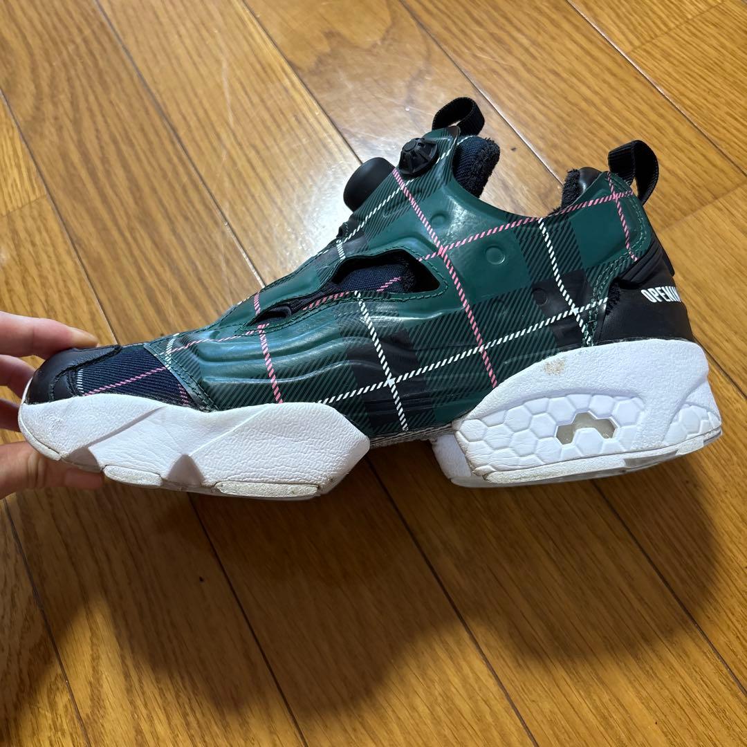 グリーン チェック柄 ポンプフューリー　オープニングセレモニー