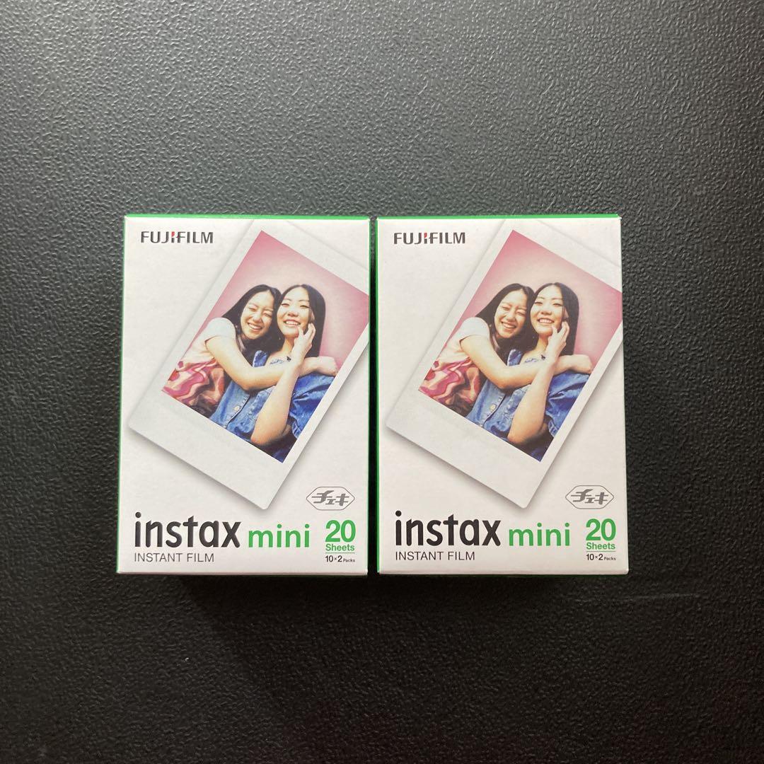 チェキフィルム　20枚×2箱セットinstax mini インスタックスミニインスタントカメラ