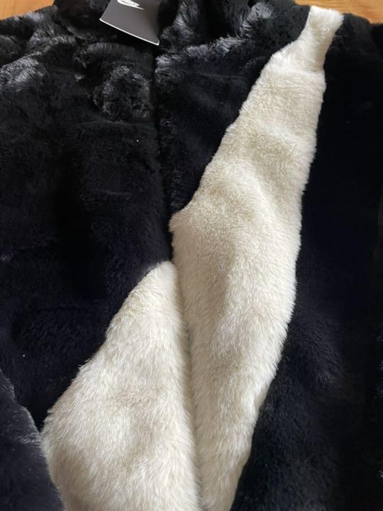 NIKE SPORTSWEAR FAUX FUR JACKET BK XL