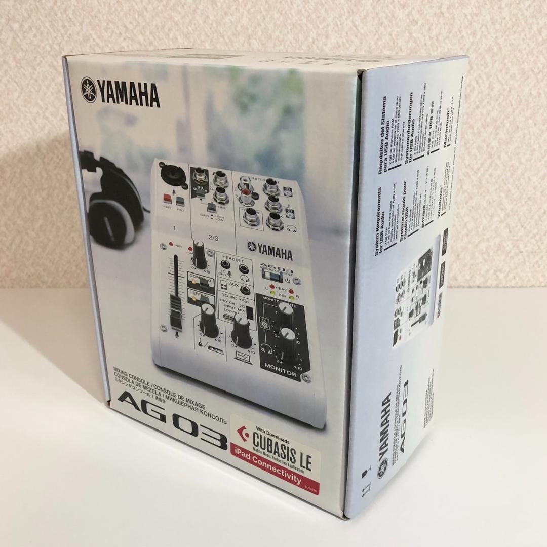 YAMAHA ヤマハ AG03 配信用ミキサー オーディオインターフェイス