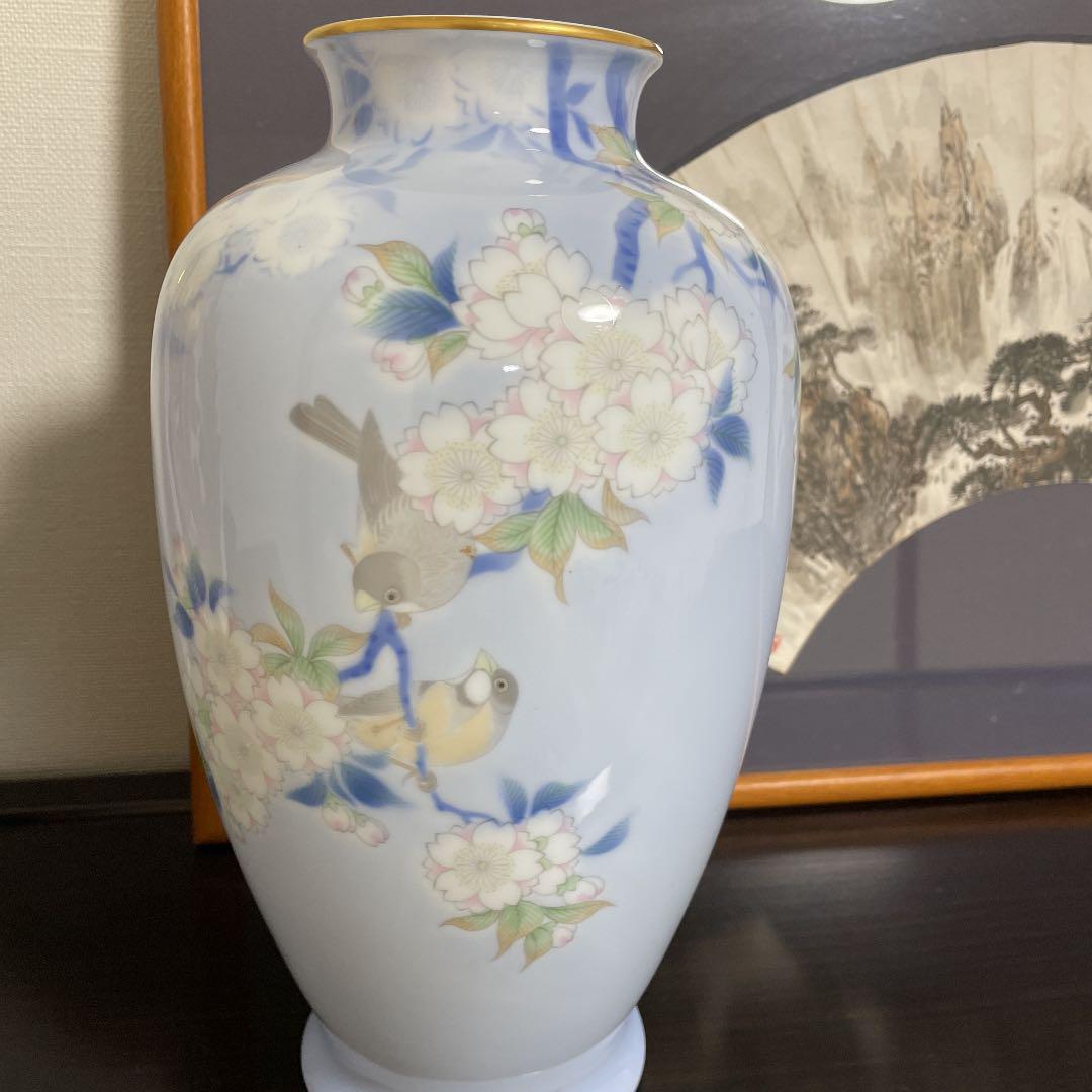 宮内庁御用達 深川製磁 花瓶