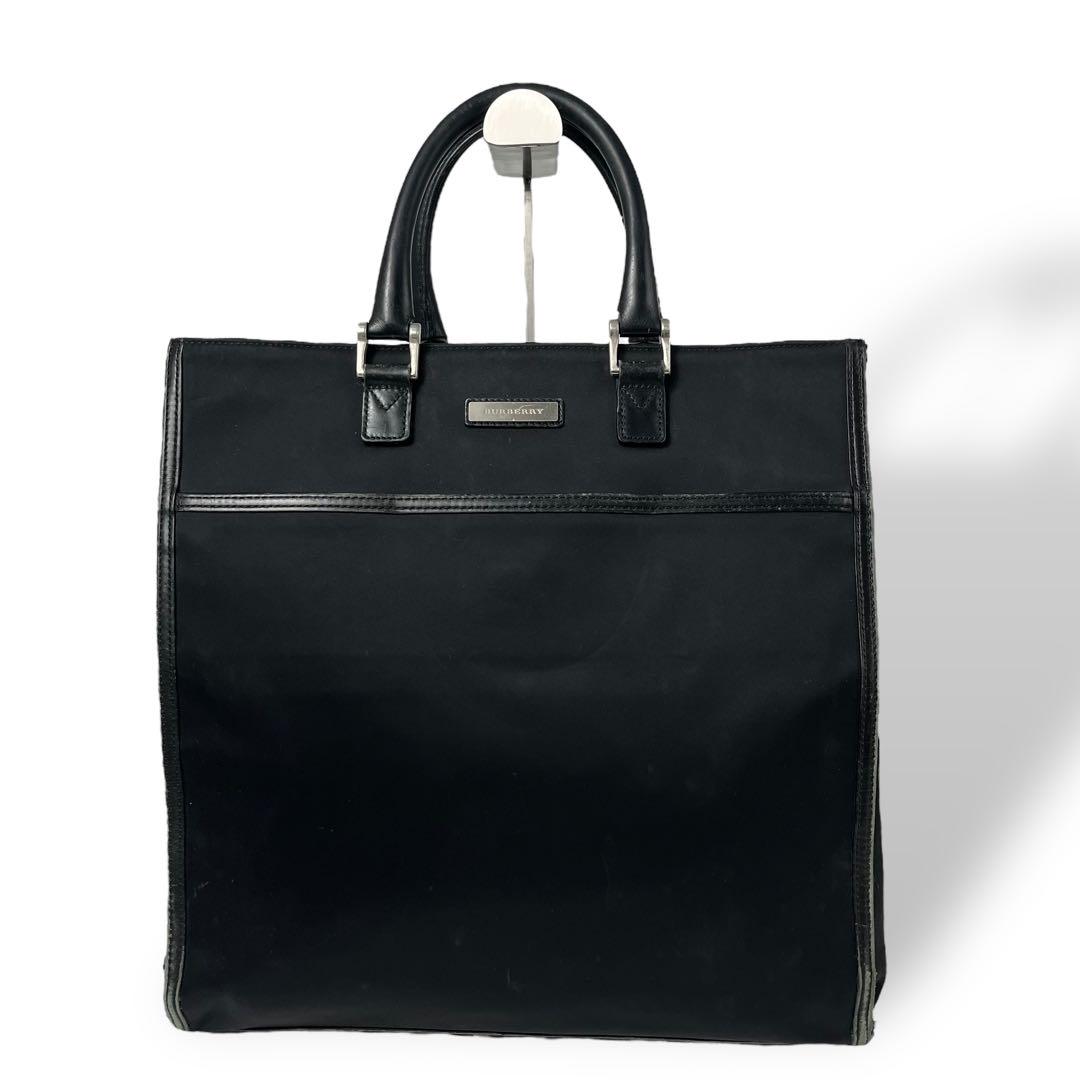 良品 4579 Burberry バーバリー ビジネスバッグ ナイロン ブラック