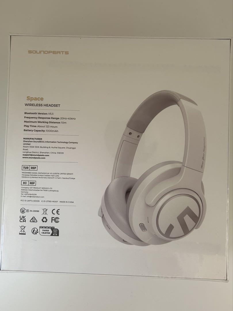 新品ヘッドホン SOUNDPEATS Space