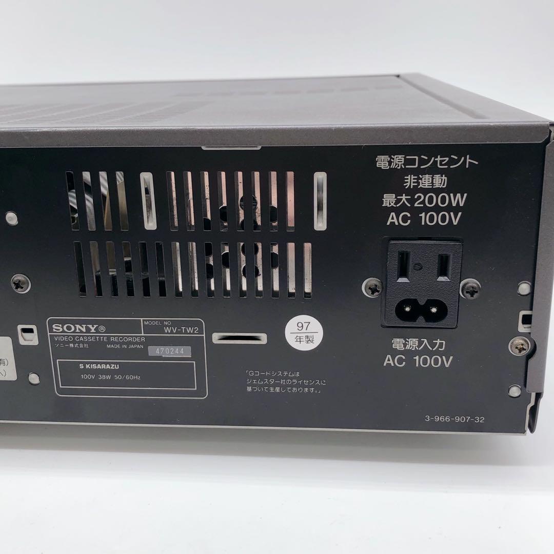 SONY ソニー Hi-Fi Stereo VIDEO Plus WV-TW2