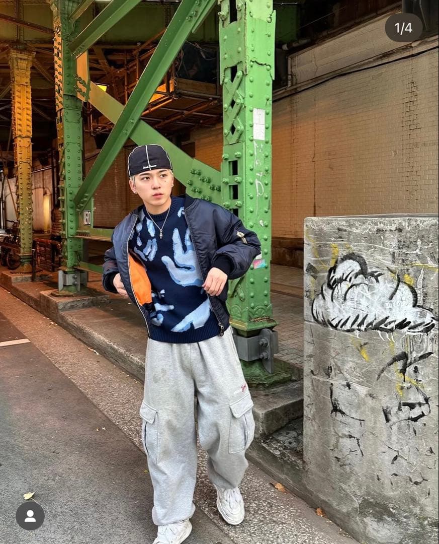 かつきくん着用 STUSSY SPORT CARGO FLEECE PANTS STUSSY