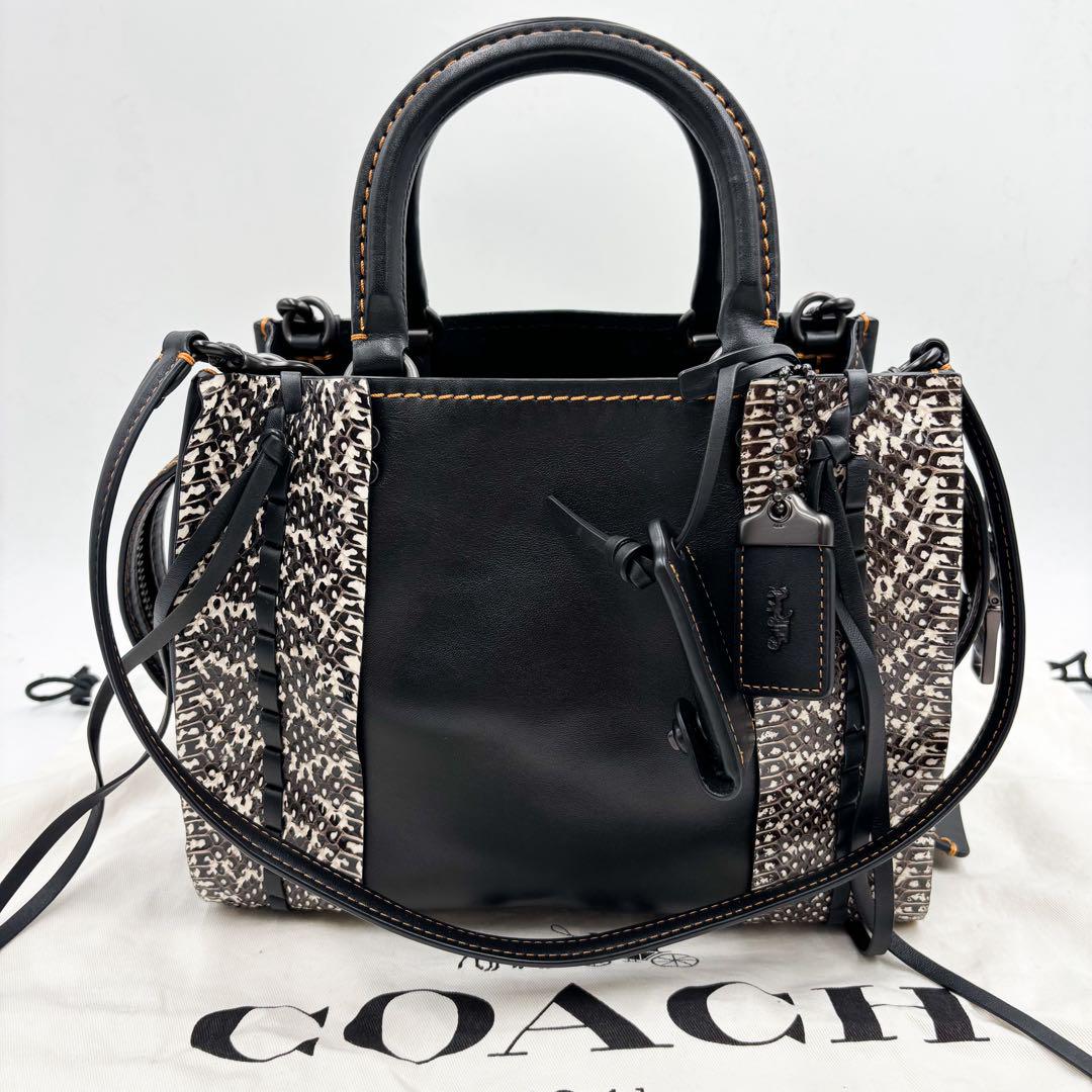 超激レア✨ コーチ COACH ショルダーバッグ ローグ25 パイソン