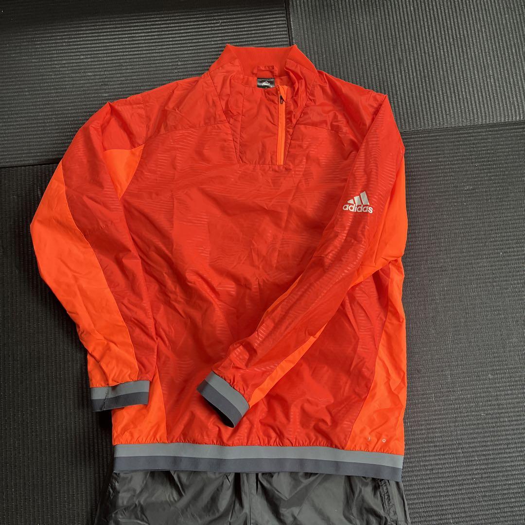 adidas アディダス　ウィンドブレーカー　セットアップ　上下　Lサイズ