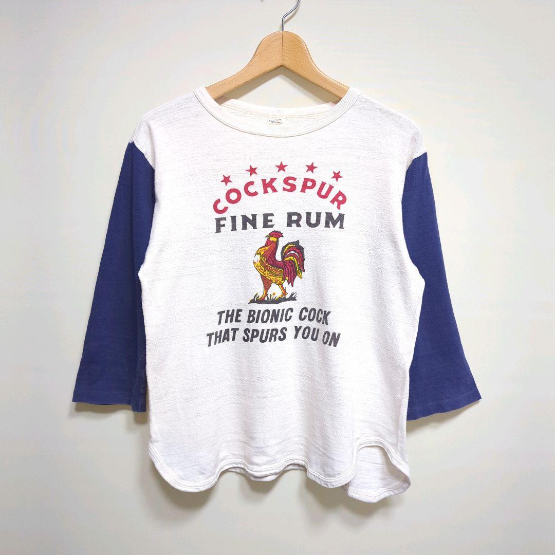 ★日本製 WAREHOUSE COCKSPUR 7分袖 ベースボールシャツ