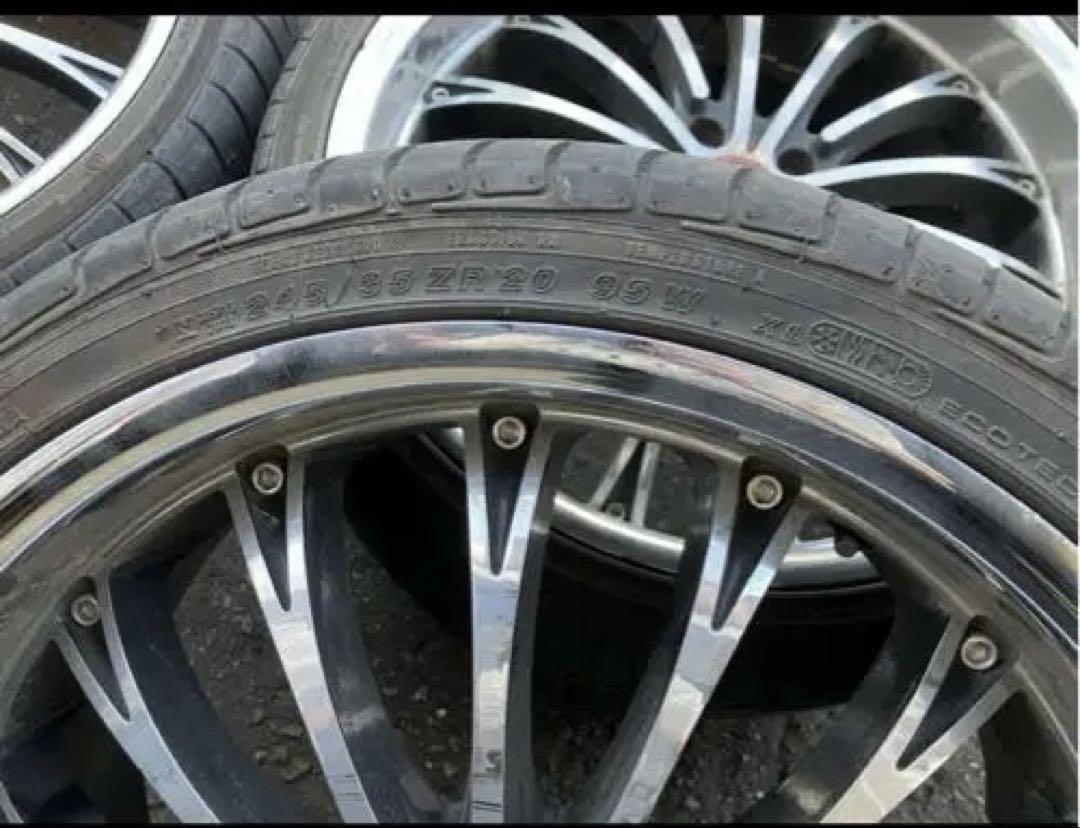 抹*茶様 ２０インチ　245/35R20 アルミとタイヤセット