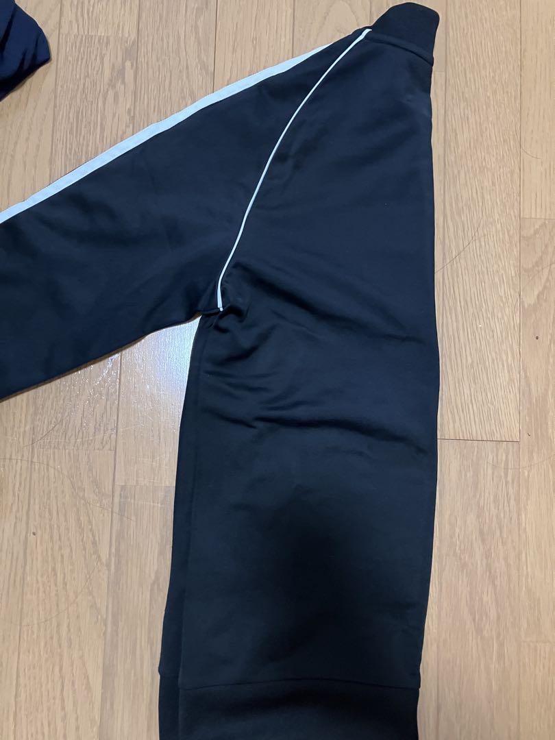 adidas ブラック ジャージジャケット
