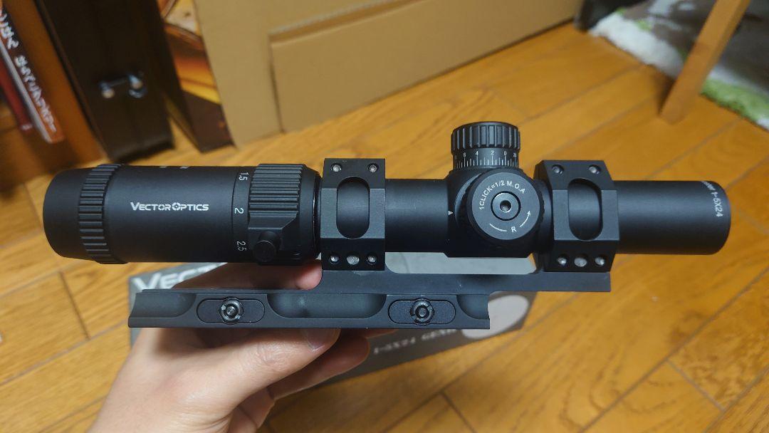 Vector Optics FORESTER 1-5×24 GENⅡ マウント付