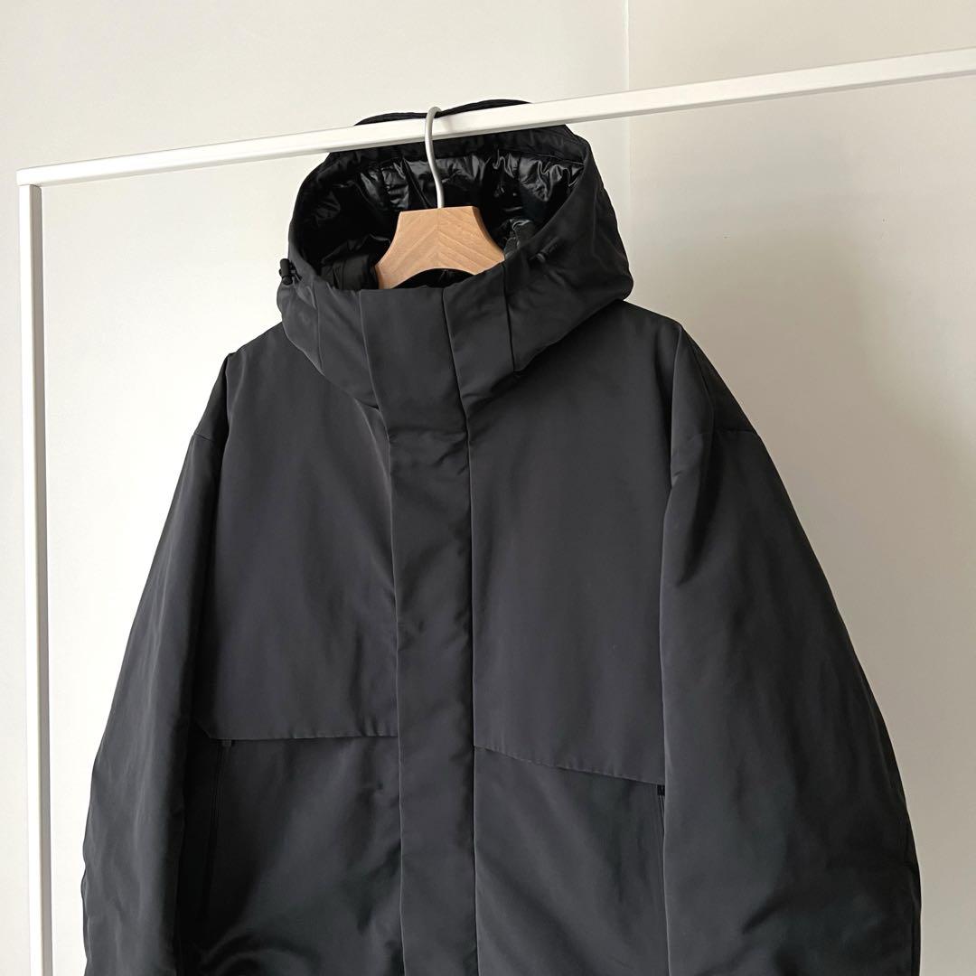 【美品】UNIQLO ＋J グレー ハイブリッドダウンパーカ ユニクロ