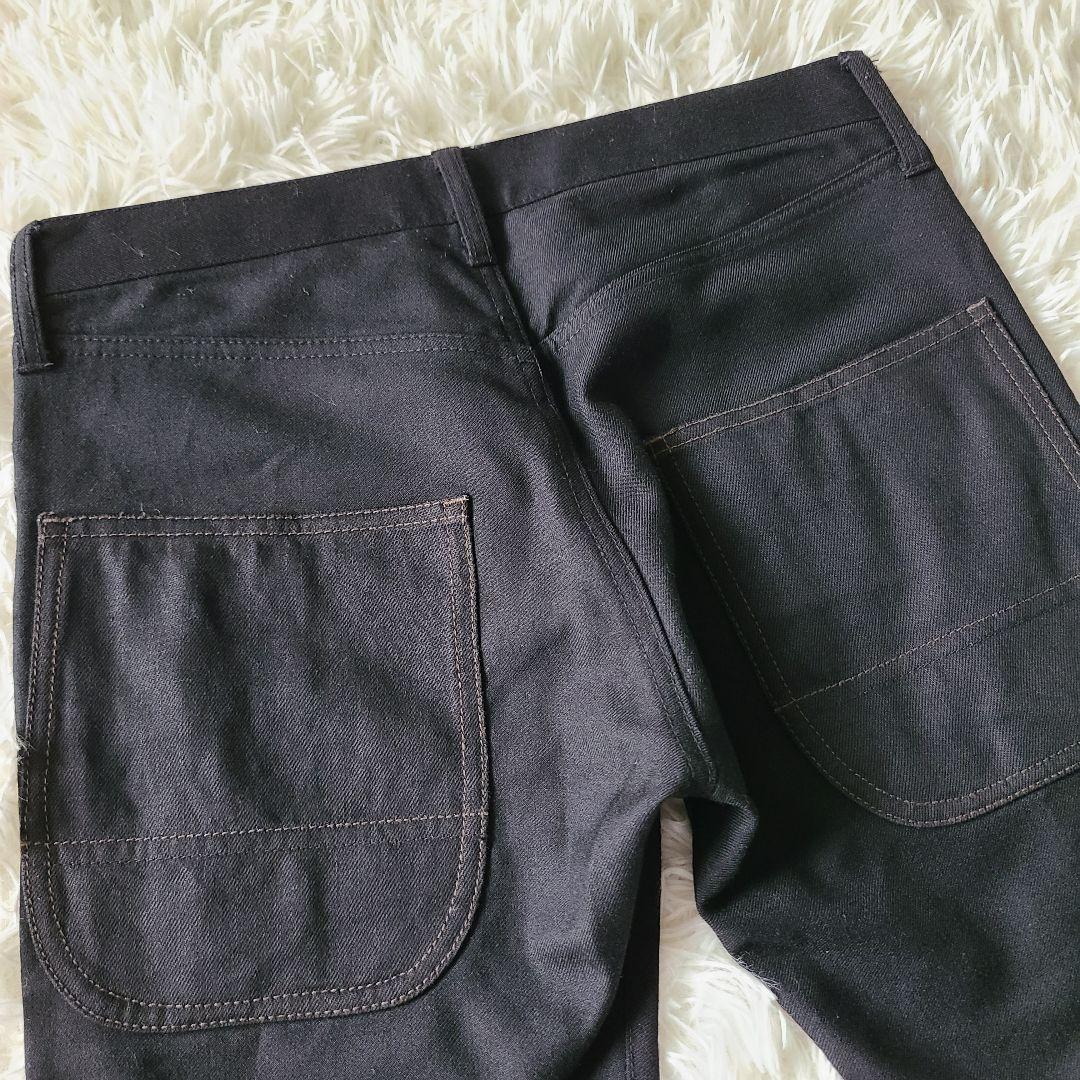 コムデギャルソン パンツ ウール ブラック チェック S