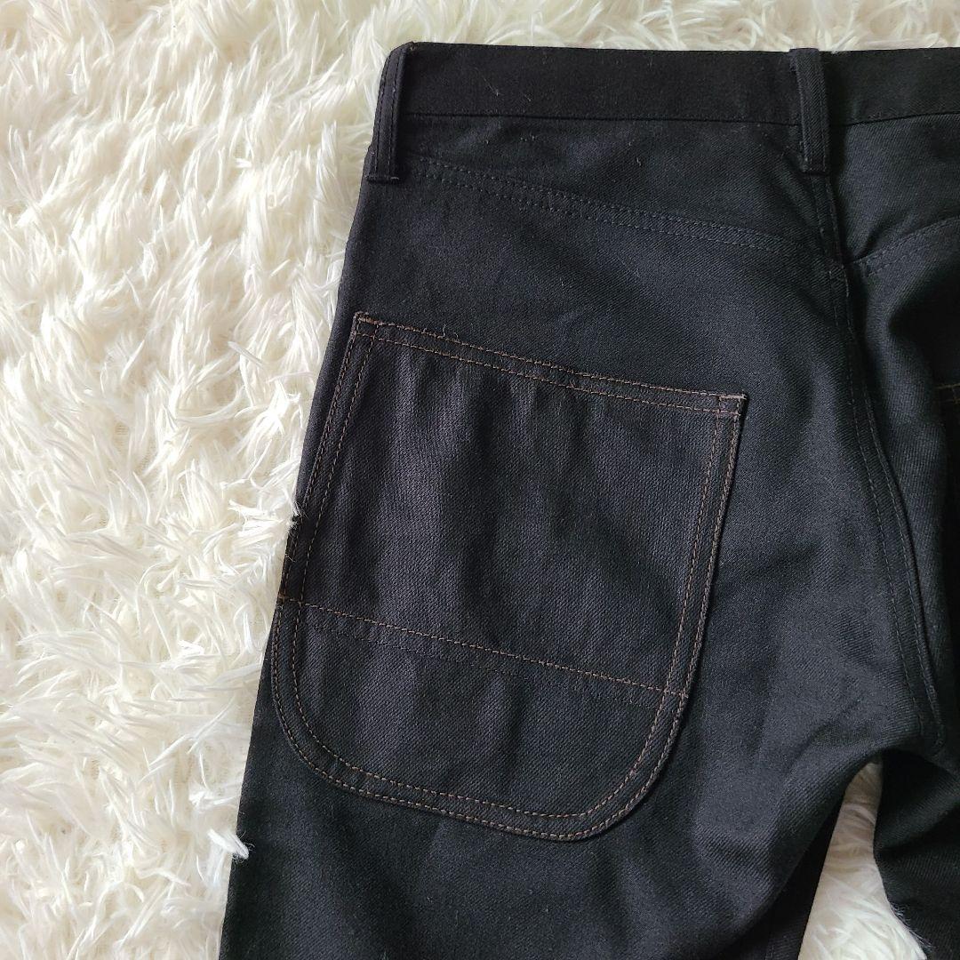 コムデギャルソン パンツ ウール ブラック チェック S